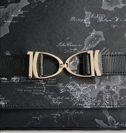 Alviero Martini Tracolla Con Patta  L LD42 9713 Col. L. 0001 Black